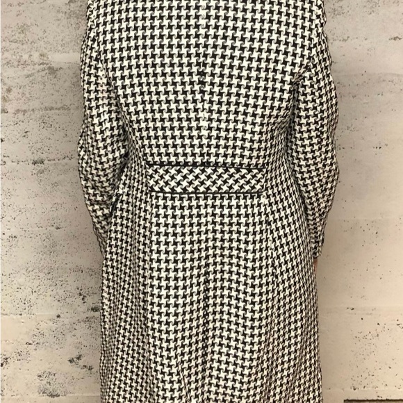 Jones New York Dressy Jacket Size 4 Classic Houndstooth Black & White - Picture 6 of 8